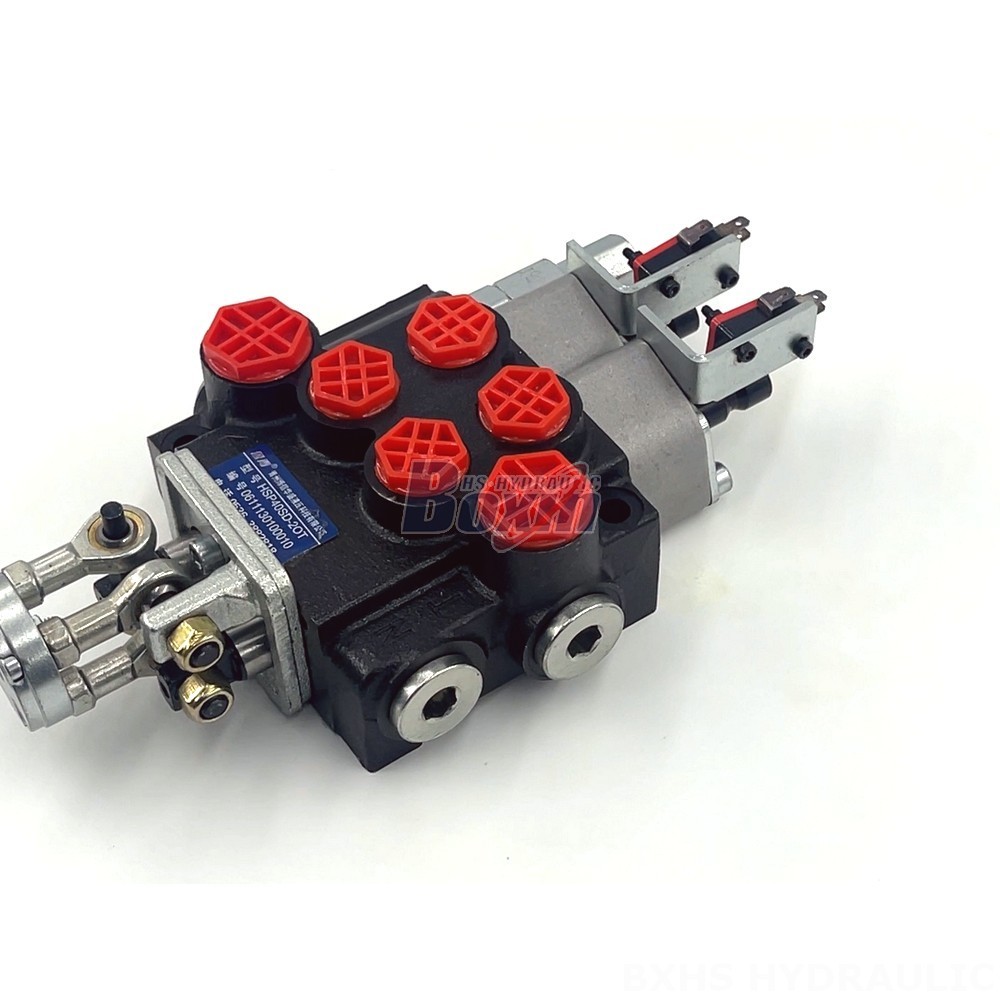 Innovative P40 Micro Switch Joystick 2 Spool Monoblock Directional Valve: Setting Industry Standards detail image